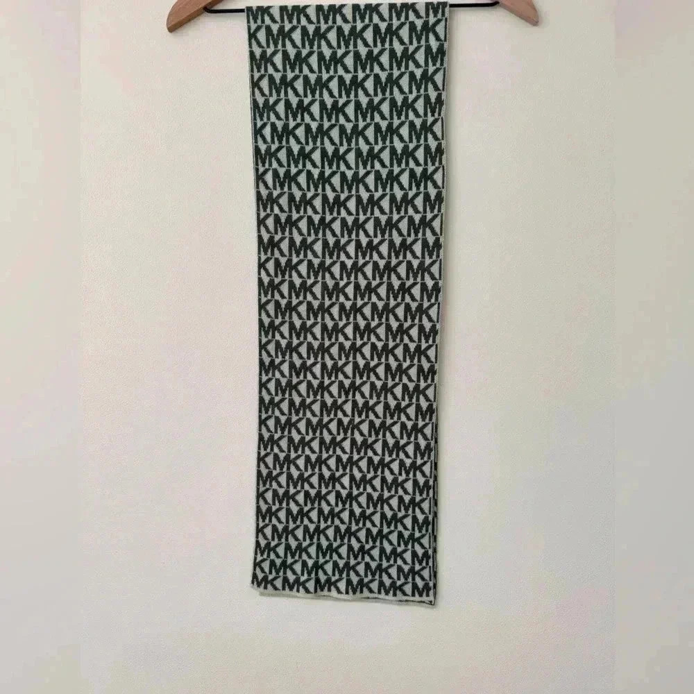 Michael Kors Gray Signature Soft‎ Wool Scarf